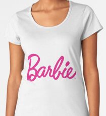 Camiseta premium de cuello ancho Barbie