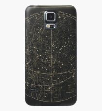 Vintage Astronomische & Himmelskarte (1850) Hülle & Klebefolie für Samsung Galaxy