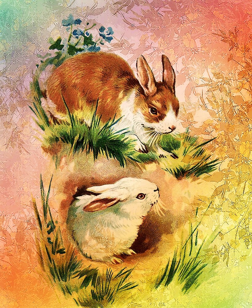 "BUNNY BURROW 2" by Tammera | Redbubble