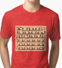 Vintage Fencing Schwertkampf-Diagramm (1907) Vintage T-Shirt