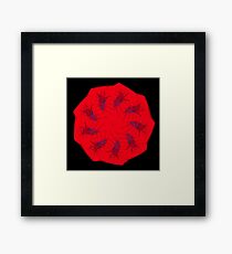 WDVT Mandala - 0048 - Bird In Bloom B Framed Print