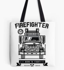 Fire Fighter Tote Bag
