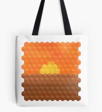 Axonometric Sunset Tote Bag