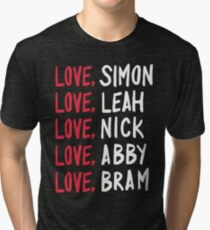Love, Simon in Black Tri-blend T-Shirt