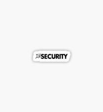 In security - black Sticker