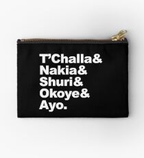 T'Challa and His Team Zipper Pouch