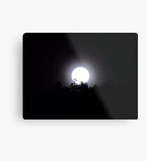 Full Moon Rising Over Jemez Springs New Mexico Metal Print
