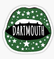 Dartmouth College Lips Sticker