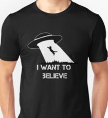 I want to believe - cat abduction Unisex T-Shirt