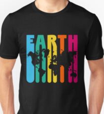 Vintage Retro Earth Map Earth Day 2018 Unisex T-Shirt