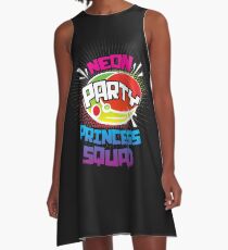 Crown Princess Squad Shirt Design A-Line Dress