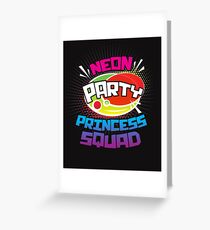 Crown Princess Squad Shirt Design Greeting Card