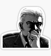 Prison School Principal Meme Face (Transparent Background) Sticker