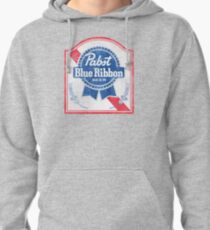 Pabst Blue Ribbon Faded Pullover Hoodie