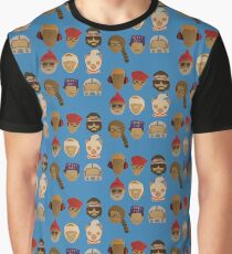 Wes Anderson's Hats Graphic T-Shirt