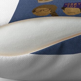 Alternate view of Wes Anderson's Hats Throw Pillow