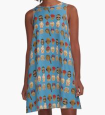 Wes Anderson's Hats A-Line Dress