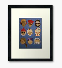 Wes Anderson's Hats Framed Print