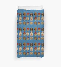 Wes Anderson's Hats Duvet Cover