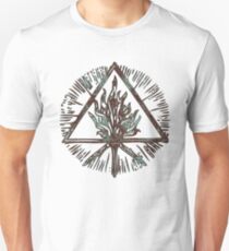 ANCIENT FIRE SYMBOL - aqua grunge ***find hidden gems in my portfolio*** Unisex T-Shirt