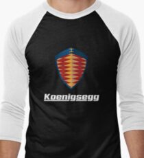 Koenigsegg logo Men's Baseball ¾ T-Shirt