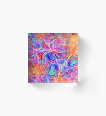 Liquid Flames Acrylic Block
