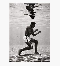 Muhammad Ali Underwater Poster Photographic Print