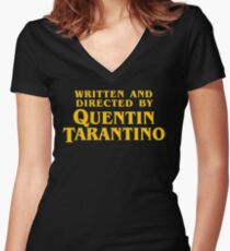 QUENTIN TARANTINO Women's Fitted V-Neck T-Shirt