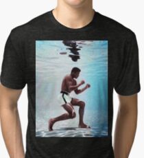 Muhammad Ali underwater colorful poster Tri-blend T-Shirt