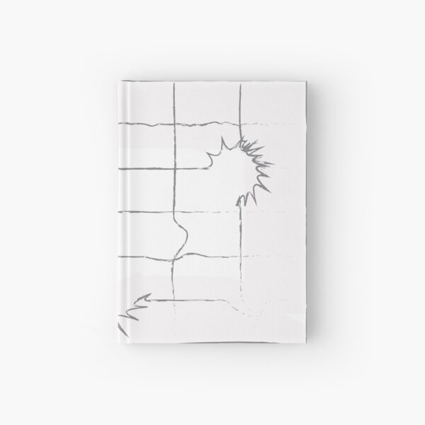 geometric grey Hardcover Journal