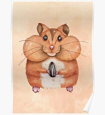 Sunflower Hamster Poster