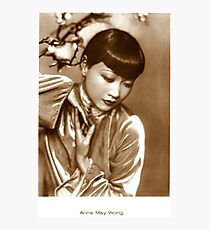 Anna May Wong Film Actress Vintage Portrait Photographic Print