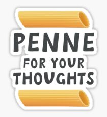 Funny Pasta Food Pun Sticker