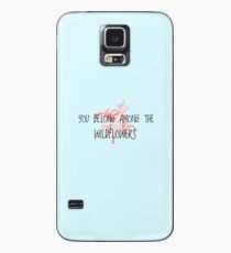 Funda/vinilo para Samsung Galaxy Flor silvestre