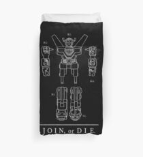 Join or Die Defender Duvet Cover