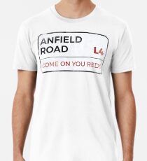 Liverpool "Come on you reds" street sign - Liverpool wall art - Liverpool posters - Liverpool accessories Men's Premium T-Shirt