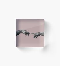 The Creation of Adam - {Connection} Acrylic Block