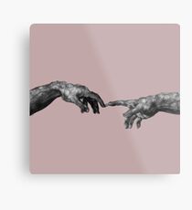 The Creation of Adam - {Connection} Metal Print
