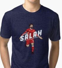 Mohamed Salah - Liverpool FC Tri-blend T-Shirt