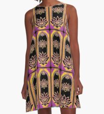 The Magical Lotus Emanation A-Line Dress