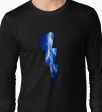 Blue Lightning Long Sleeve T-Shirt