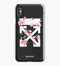 Off-White Cherry Blossom Arrows (Dark) iPhone Case