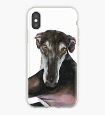 Vinilo o funda para iPhone Greyhound - Galgo Español Ana