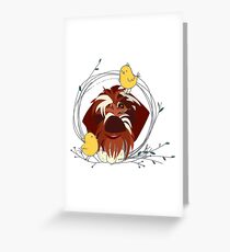 GOOFY GRIFF SCOUT Greeting Card