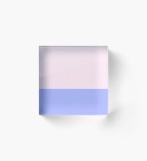 Pink and Blue Color Block Acrylic Block