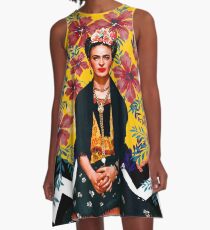 Frida Tropical A-Line Dress