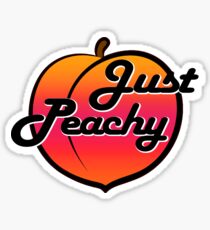 Peachy Just Peachy Peach Laptop Fruit Tumblr Water Bottle Sticker