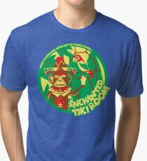 Das verzauberte Tiki-Zimmer (grün, rot, gelb) Vintage T-Shirt