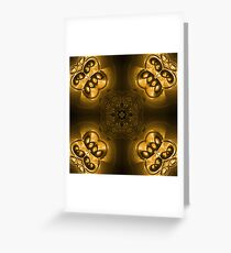 Gold abstraction Grußkarte