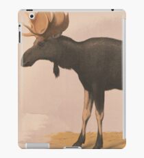Vintage Illustration of a Moose (1874) iPad Case/Skin